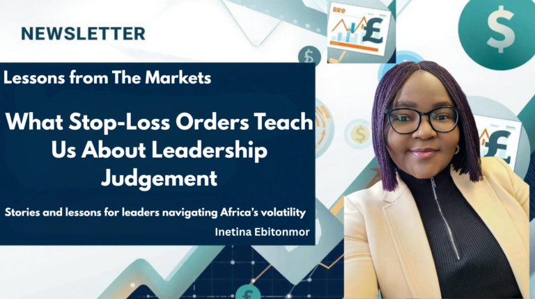 What Stop-Loss Orders Teach Us About Leadership Judgement