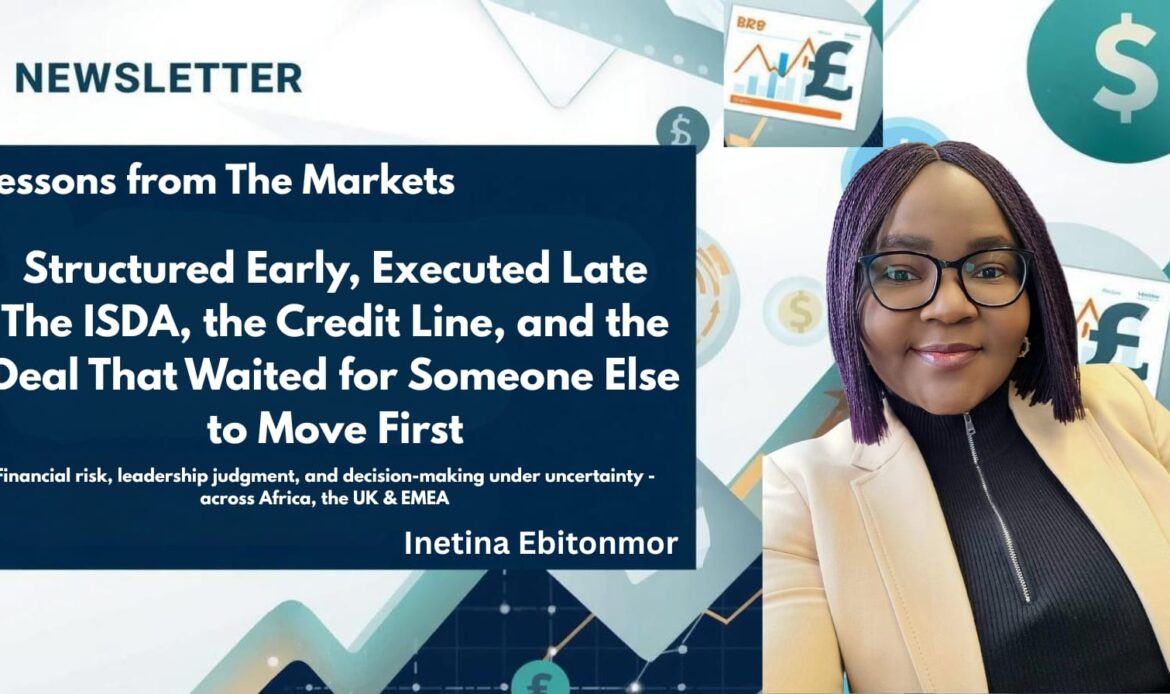 Structured Early, Executed Late The ISDA, the Credit Line, and the Deal That Waited for Someone Else to Move First