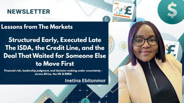 Structured Early, Executed Late The ISDA, the Credit Line, and the Deal That Waited for Someone Else to Move First